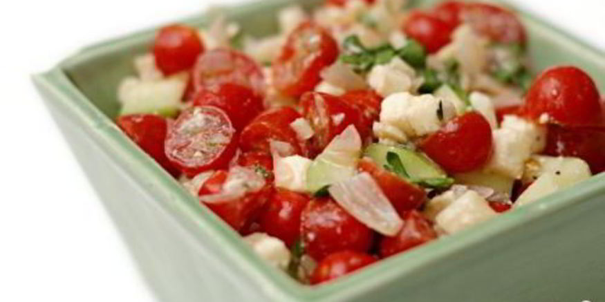 Рецепт греческого салата из помидоров черри
