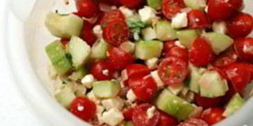 греческий салат из помидоров черри