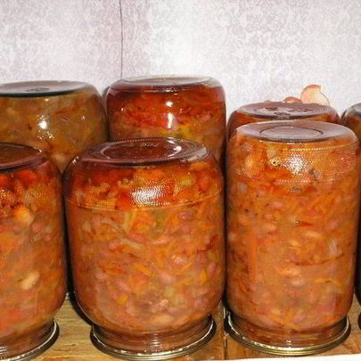 Греческий салат на зиму