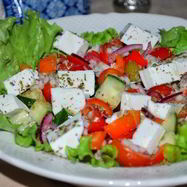 Рецепт Греческого салата с перловкой