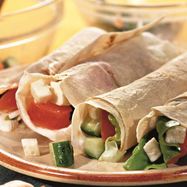 Рецепт Греческого салата в лаваше