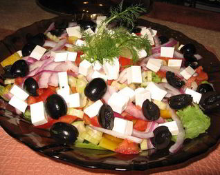 Мой фирменный греческий салат