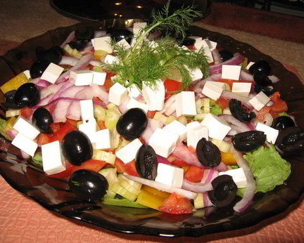 Мой фирменный греческий салат