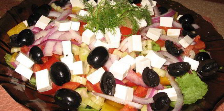 Рецепт моего фирменного греческого салата