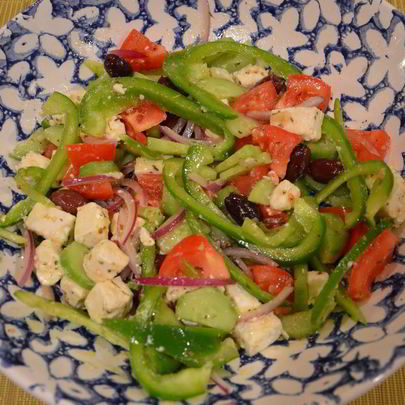 Простой греческий салат