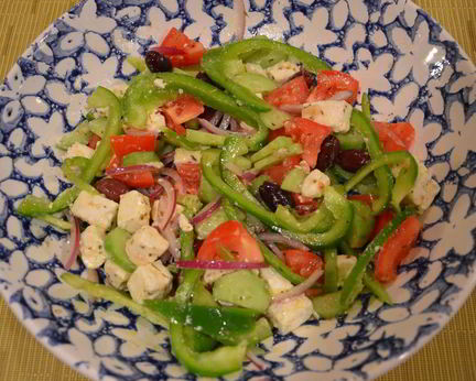 Простой греческий салат