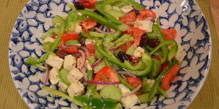 Рецепт простого греческого салата