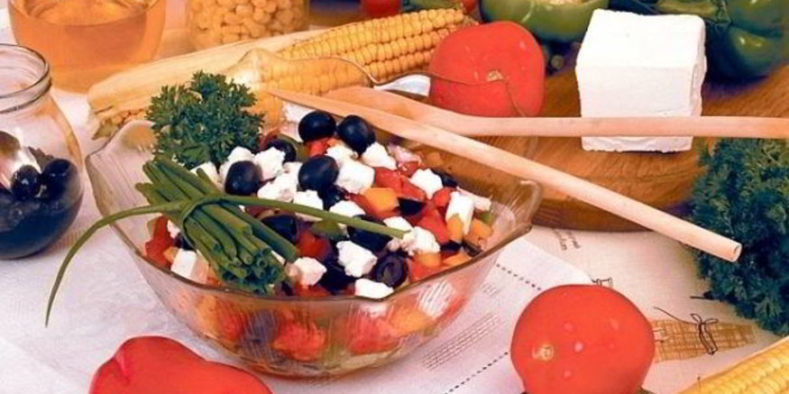 Рецепт салата греческого с брынзой