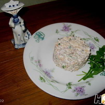 Салат Купеческая дочка с гречкой