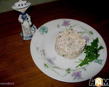 Салат Купеческая дочка с гречкой