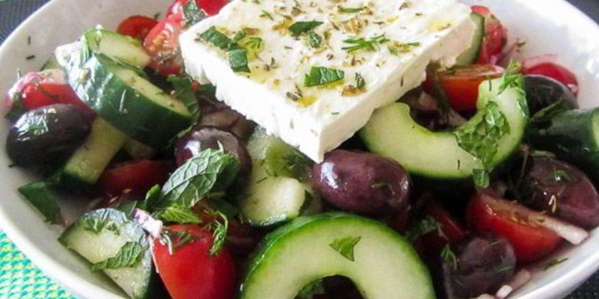 Рецепт салата по-гречески