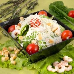Салаты с креветками