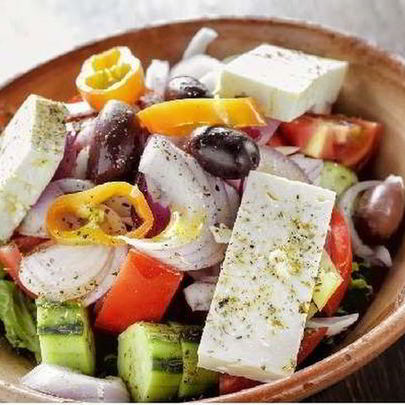 Сочный греческий салат
