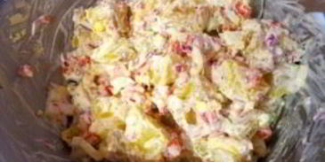 картофельный салат классический