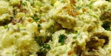 картофельный салат с беконом