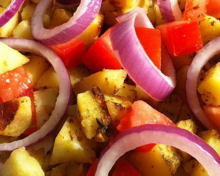 Простой картофельный салат