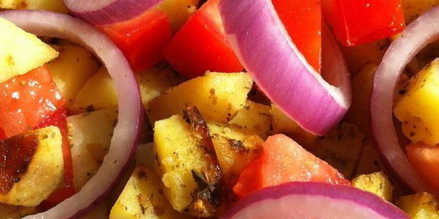 Рецепт простого картофельного салата