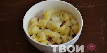 салат с картофелем