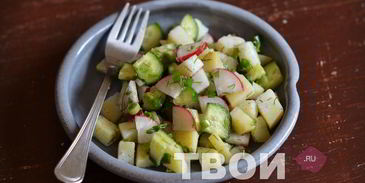 салат с картофелем