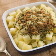 Рецепт Теплого картофельного салата с беконом