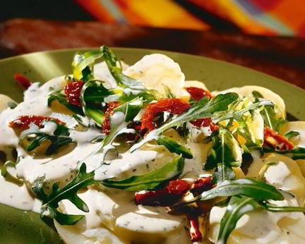 Зеленый картофельный салат