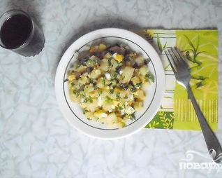 Зимний картофельный салат