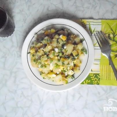 Зимний картофельный салат