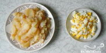 зимний картофельный салат