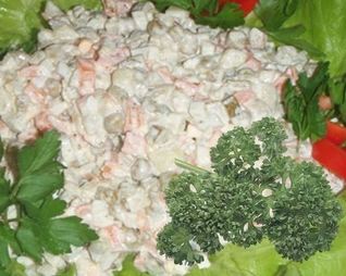 Классический салат Оливье