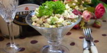 оливье классический с колбасой