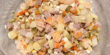 оливье пикантный