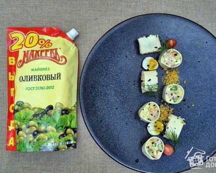 Оливье с майонезом