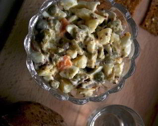 Оливье с ростбифом