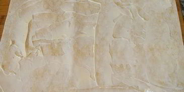 оливье с рыбой в рулете