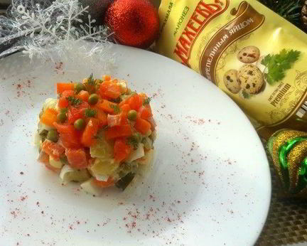 Рыбный оливье