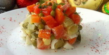 рыбный оливье