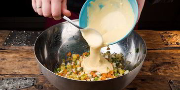 салат оливье с домашним майонезом