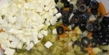 салат оливье с капустой