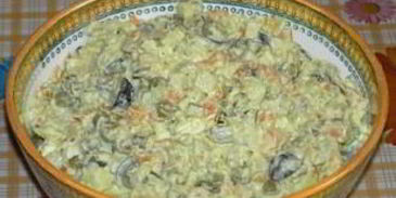 салат оливье с капустой