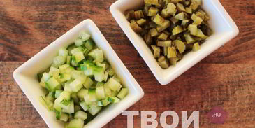 салат оливье с колбасой