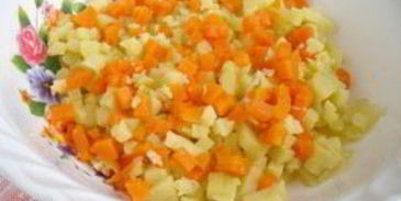 салат оливье с мясом