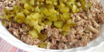 салат оливье с мясом