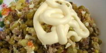 салат оливье с мясом