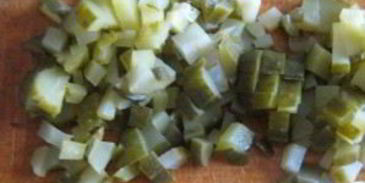 салат оливье с ветчиной