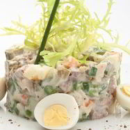 Рецепт Салата Оливье со свежим огурцом