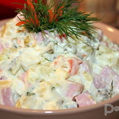 Салат оливье Столичный