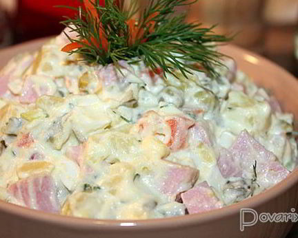 Салат оливье Столичный