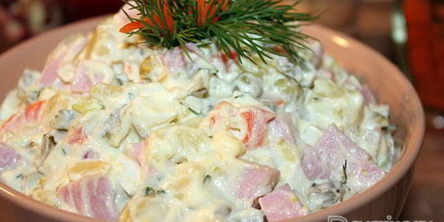 Салат оливье Столичный