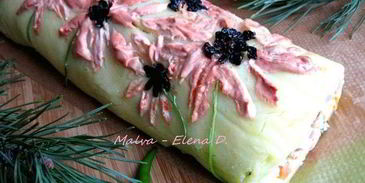 салат-рулет оливье