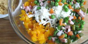 салат-рулет оливье